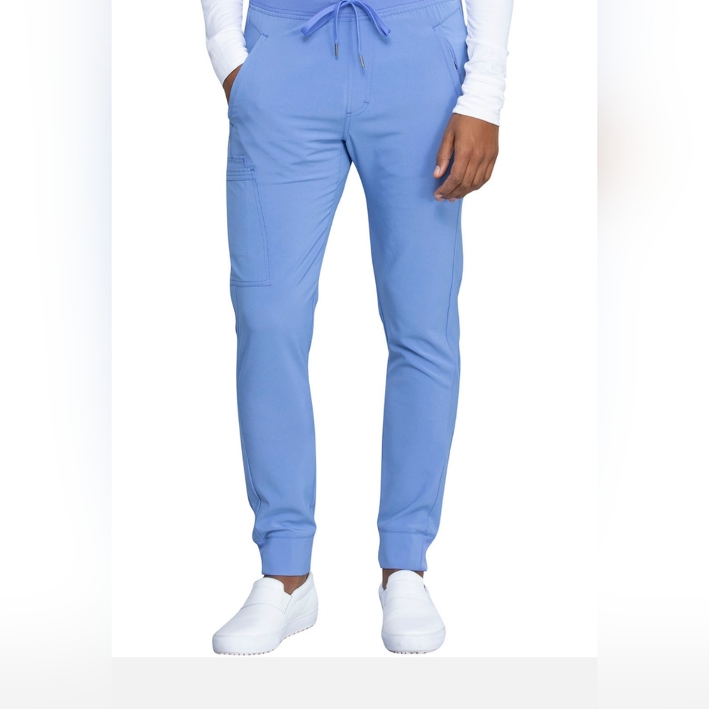 CHEROKEE MEN'S JOGGER SCRUB PANTS. NWT. STYLE CK004A. CEIL BLUE . SIZE 4XL. A20.